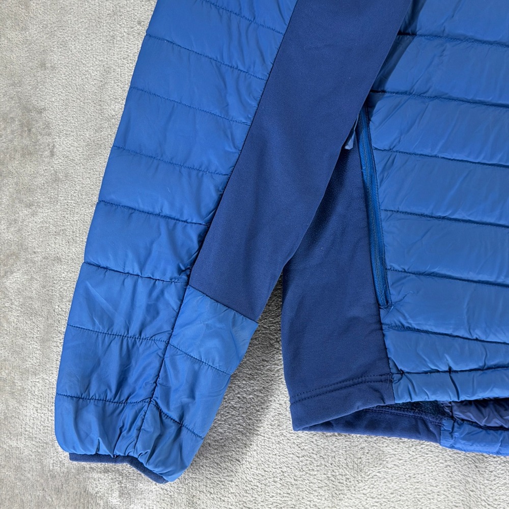 Helly Hansen Jacket Mens 2XL Verglas Hooded Hybrid Insulator Blue EUC - Picture 3 of 11